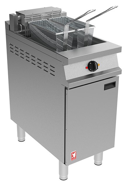 Falcon Dominator Plus E3840F Twin Basket Fryer with Filtration